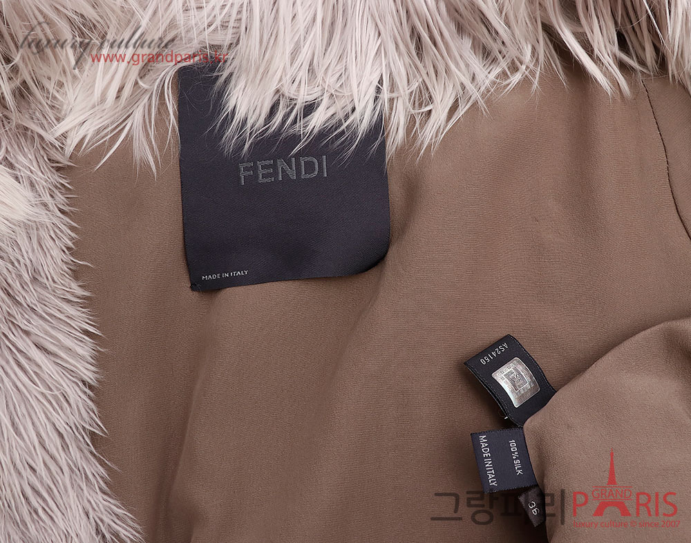 펜디 그레이 밍크 숏 자켓 36