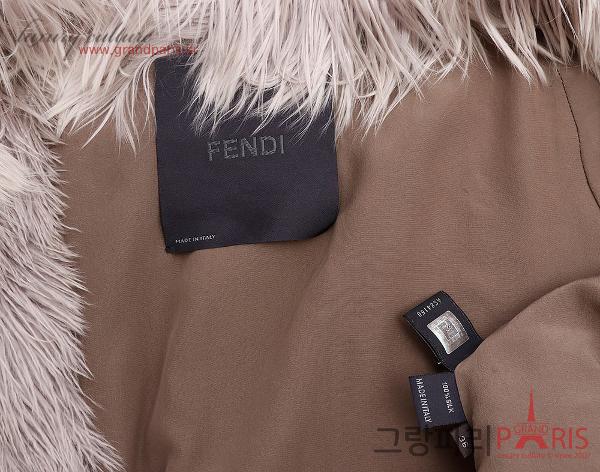 펜디 그레이 밍크 숏 자켓 36