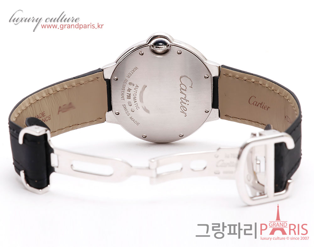 까르띠에 발롱블루 베젤 다이아 화이트골드 시계