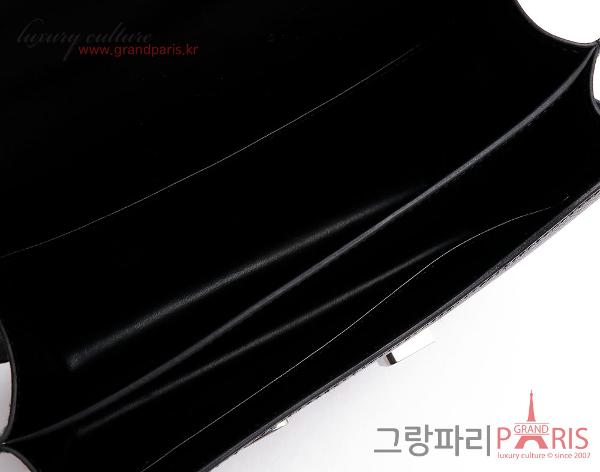 에르메스 콘스탄스 18 블랙 은장 Y 