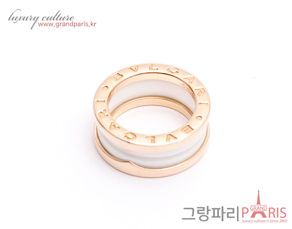 불가리 비제로원 로즈골드 화이트 세라믹 47