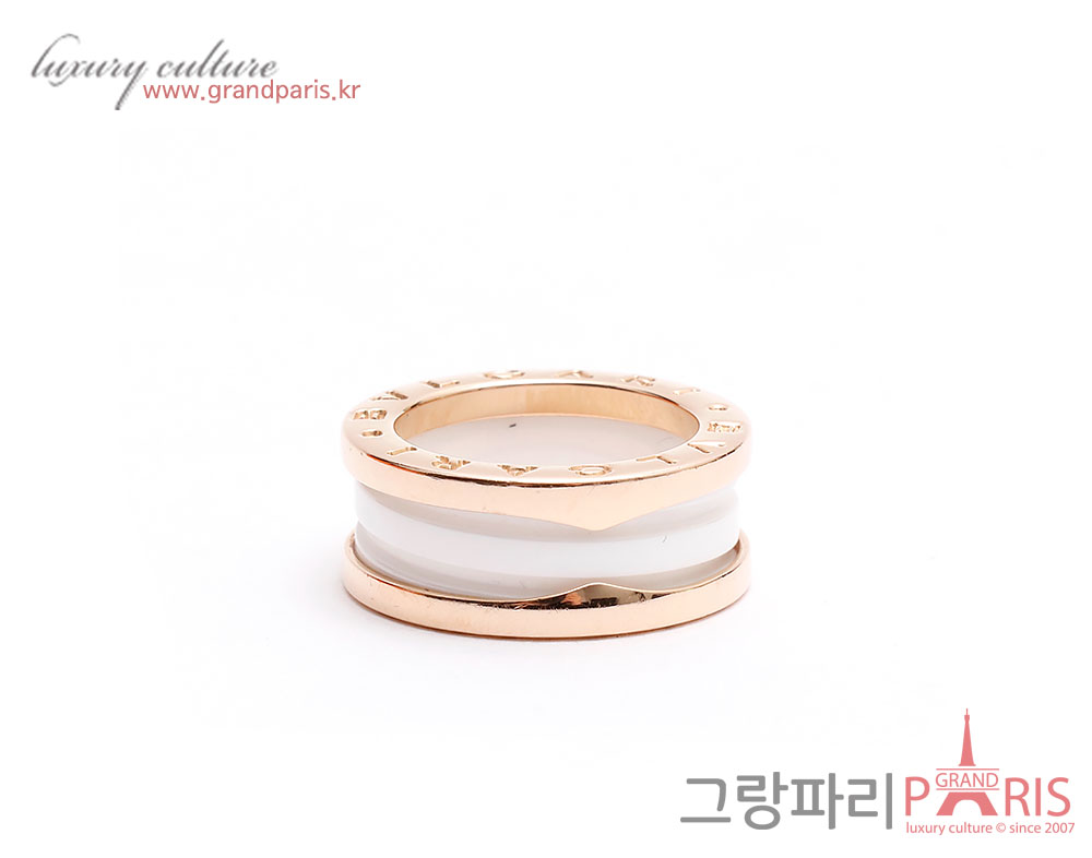 불가리 비제로원 로즈골드 화이트 세라믹 47