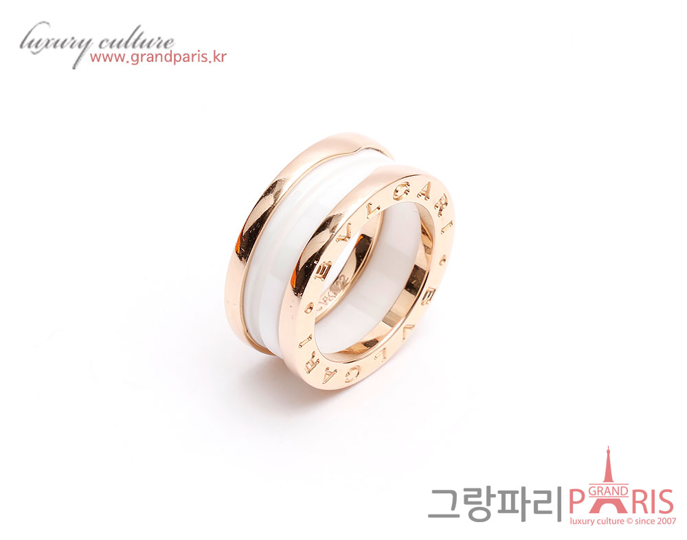 불가리 비제로원 로즈골드 화이트 세라믹 47