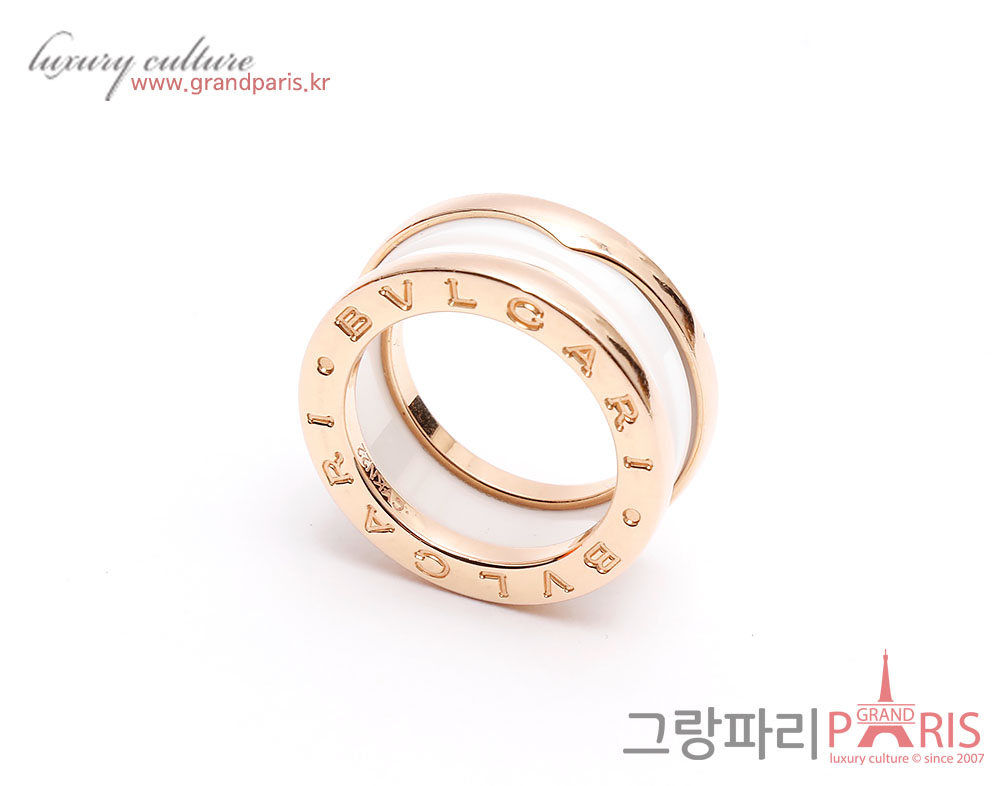 불가리 비제로원 로즈골드 화이트 세라믹 47