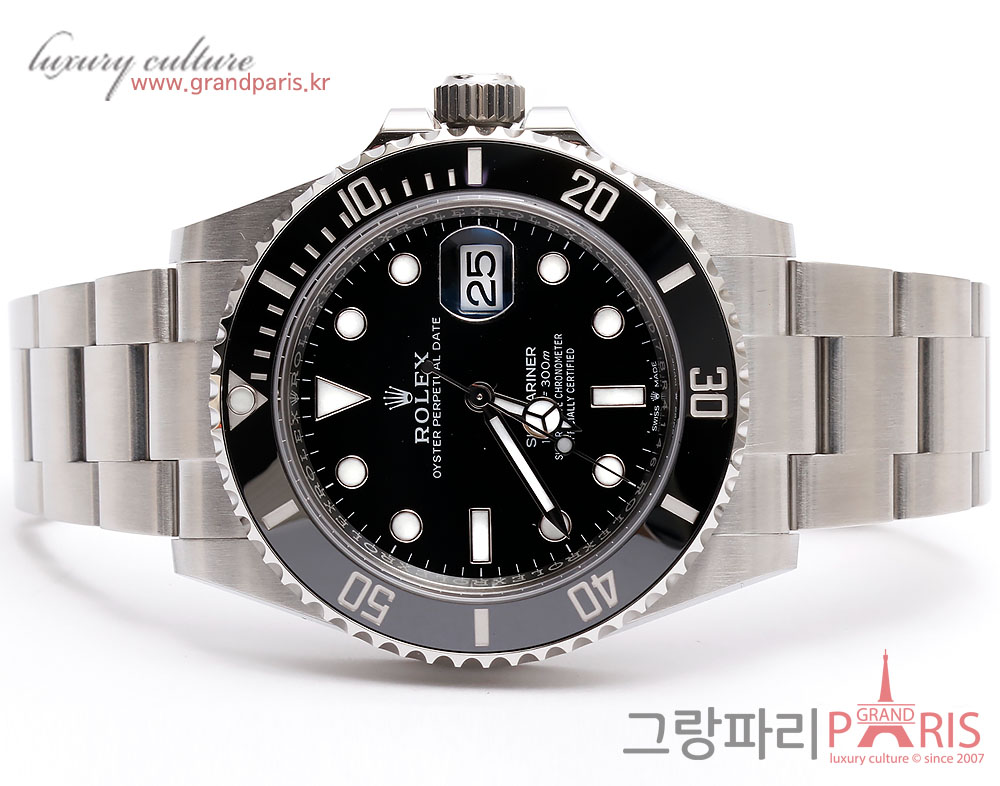 로렉스 서브마리너 41mm 블랙 스틸 126610LN