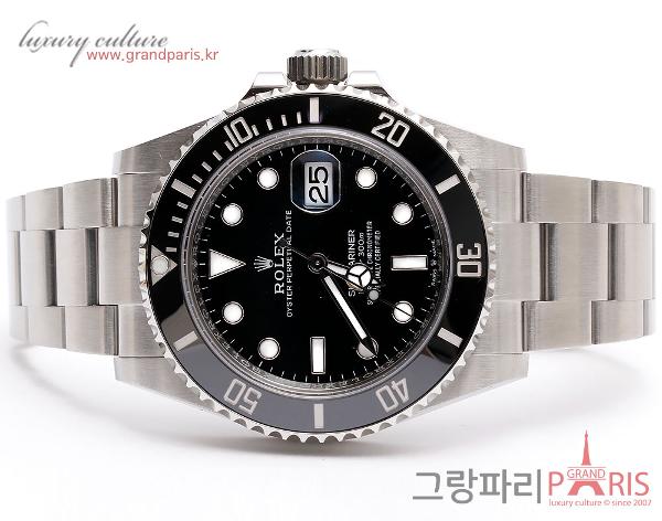 로렉스 서브마리너 41mm 블랙 스틸 126610LN