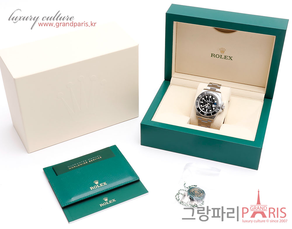 로렉스 서브마리너 41mm 블랙 스틸 126610LN