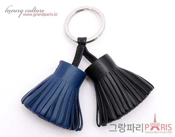 에르메스 카르멘 듀오 키링 블랙 블루뉘
