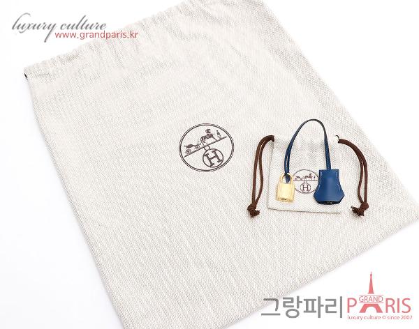 에르메스 벌킨 25 딥블루 금장 Y