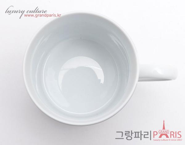 에르메스 H데코 블랙 화이트 머그컵