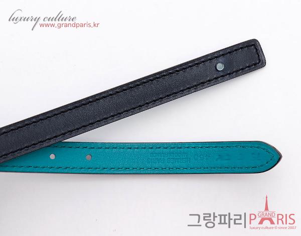 에르메스 룰리스 여성 벨트 블랙 파온 금장 75 T