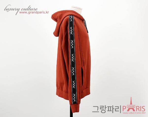 제냐 딥오렌지 트레이닝 후드 집업 XL