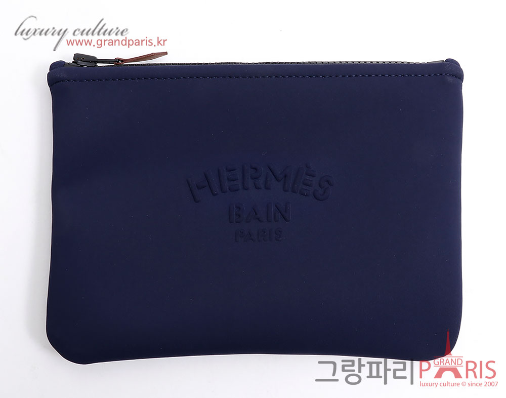 에르메스 네오배인 파우치 PM 블루마린