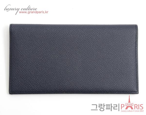 에르메스 MC2 장지갑 블루인디고 Y