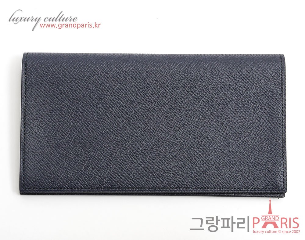 에르메스 MC2 장지갑 블루인디고 Y