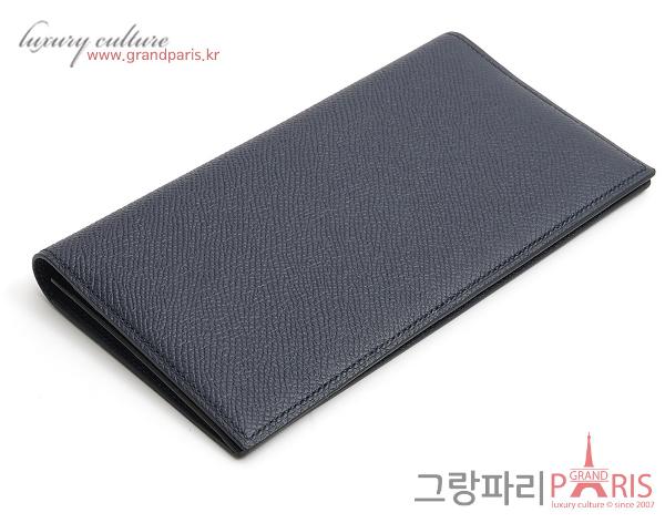 에르메스 MC2 장지갑 블루인디고 Y