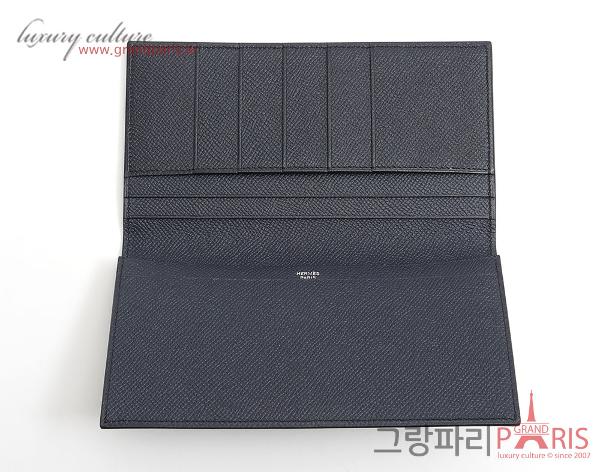 에르메스 MC2 장지갑 블루인디고 Y