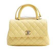 샤넬 코코핸들 스몰 옐로우 샴페인골드 보러가기