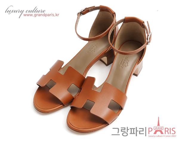 에르메스 엔센스 50 샌들 네츄럴 37