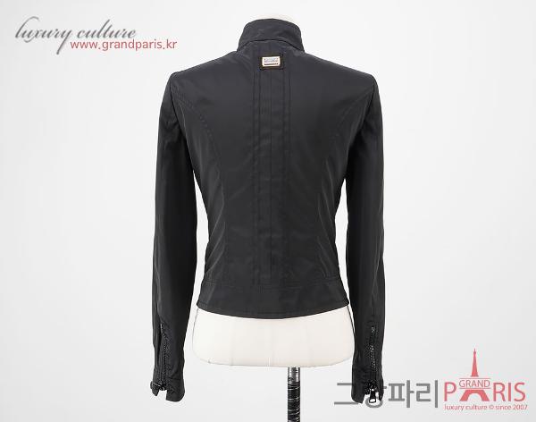 돌체앤가바나 블랙 포켓 크롭 집업 점퍼 36