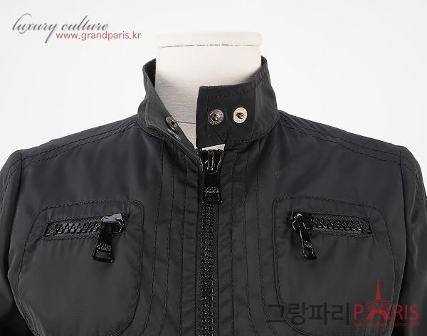 돌체앤가바나 블랙 포켓 크롭 집업 점퍼 36