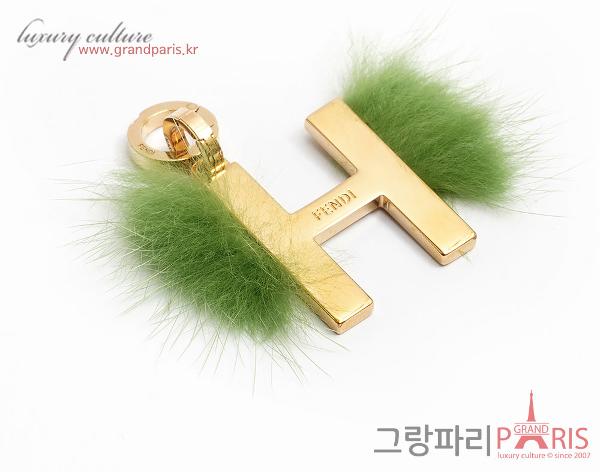 펜디 그린퍼 장식 키링 겸 백참