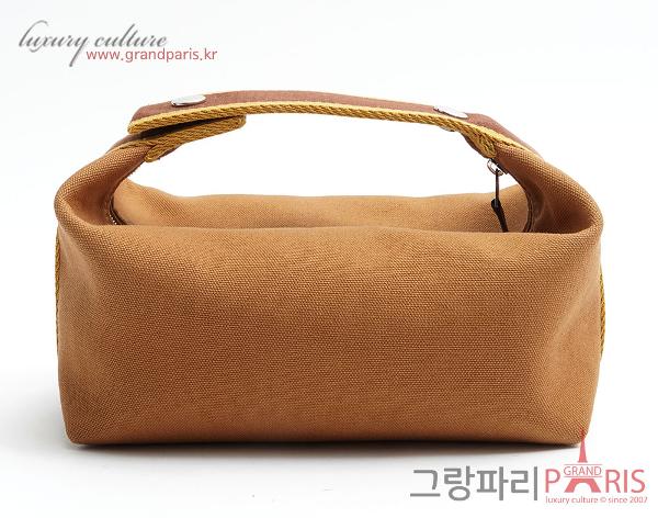 에르메스 BRIDE A BRAC 여행용 파우치 스몰 오크레