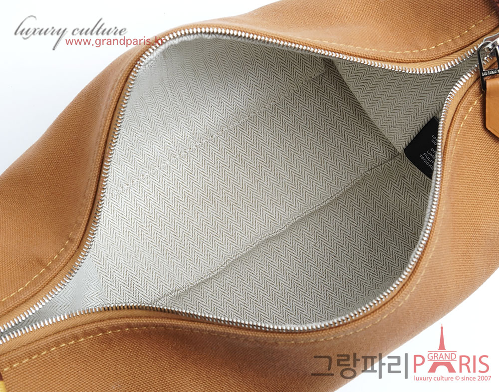 에르메스 BRIDE A BRAC 여행용 파우치 스몰 오크레