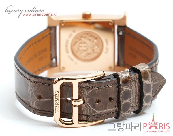 에르메스 H아워 로즈골드 베젤다이아 HH1.273 