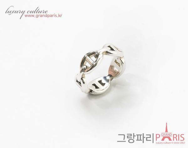 에르메스 샹달 엔체이니 링 스몰 실버 51