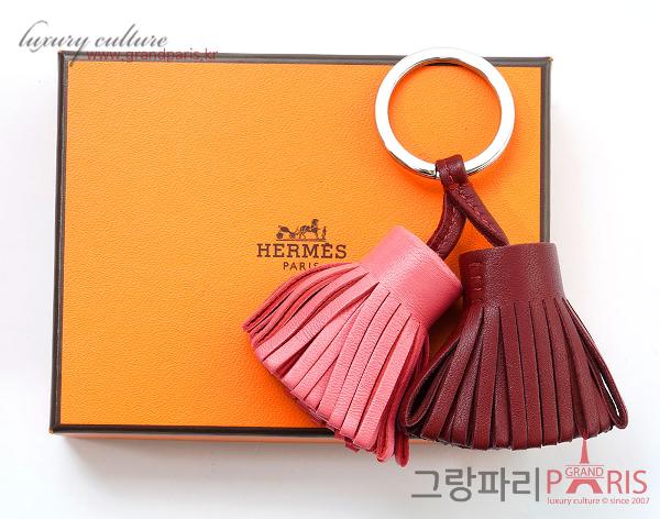 에르메스 카르멘 듀오 키링 루즈아쉬 아잘레	