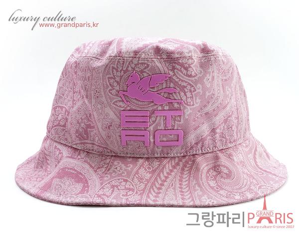 에트로 핑크 페이즐리 버킷햇	