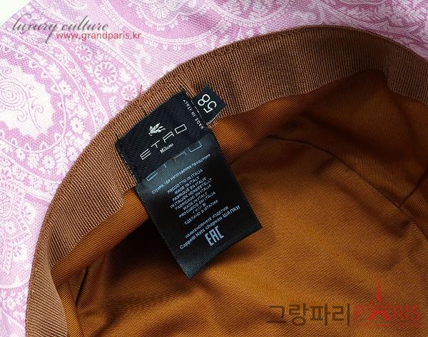 에트로 핑크 페이즐리 버킷햇	