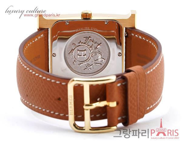 에르메스 H아워 GM 골드 스트랩 금장 HH1.801 
