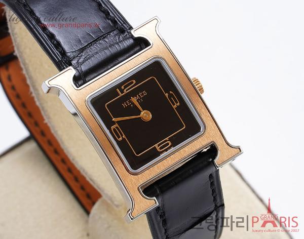 에르메스 H아워 와니스트랩 여성시계 HH1.211