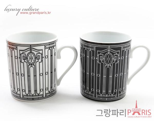 에르메스 H데코 머그컵 2P SET	