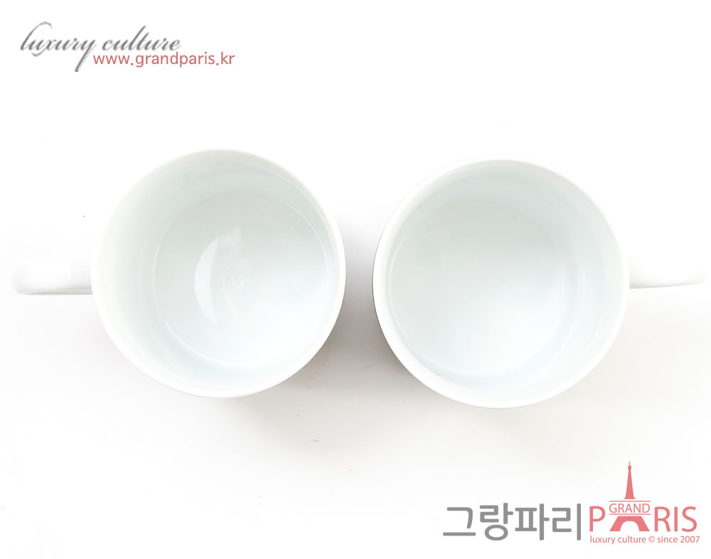 에르메스 H데코 머그컵 2P SET	