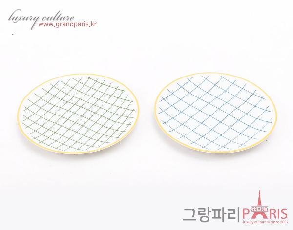 에르메스 워크인더가든 미니 플레이트 2P SET	