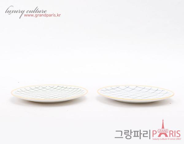 에르메스 워크인더가든 미니 플레이트 2P SET	