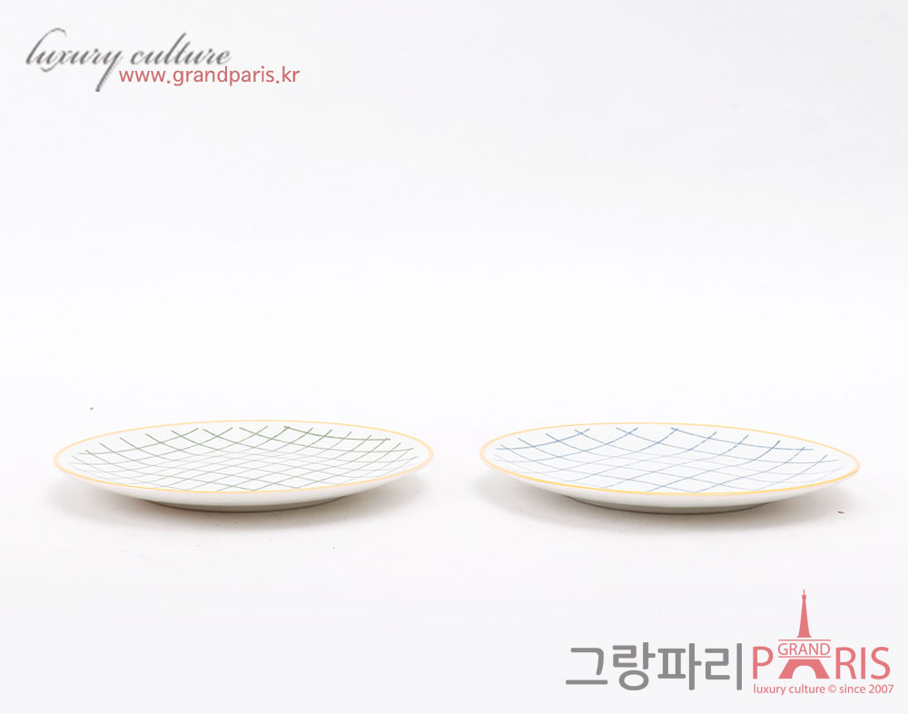 에르메스 워크인더가든 미니 플레이트 2P SET	