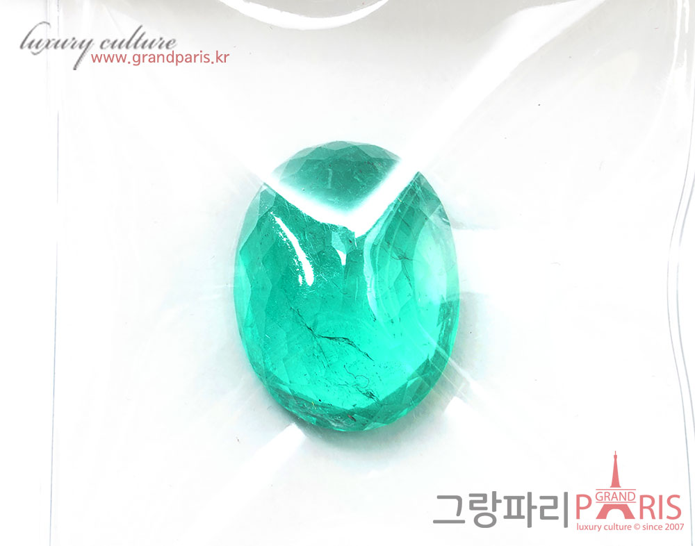 Fine Jewelry 천연 베릴 오발 에메랄드 나석 29.16ct	