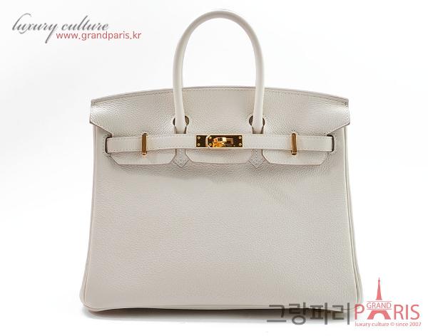 에르메스 벌킨 25 크레 금장 Z