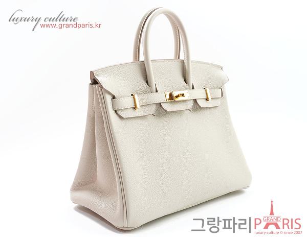 에르메스 벌킨 25 크레 금장 Z