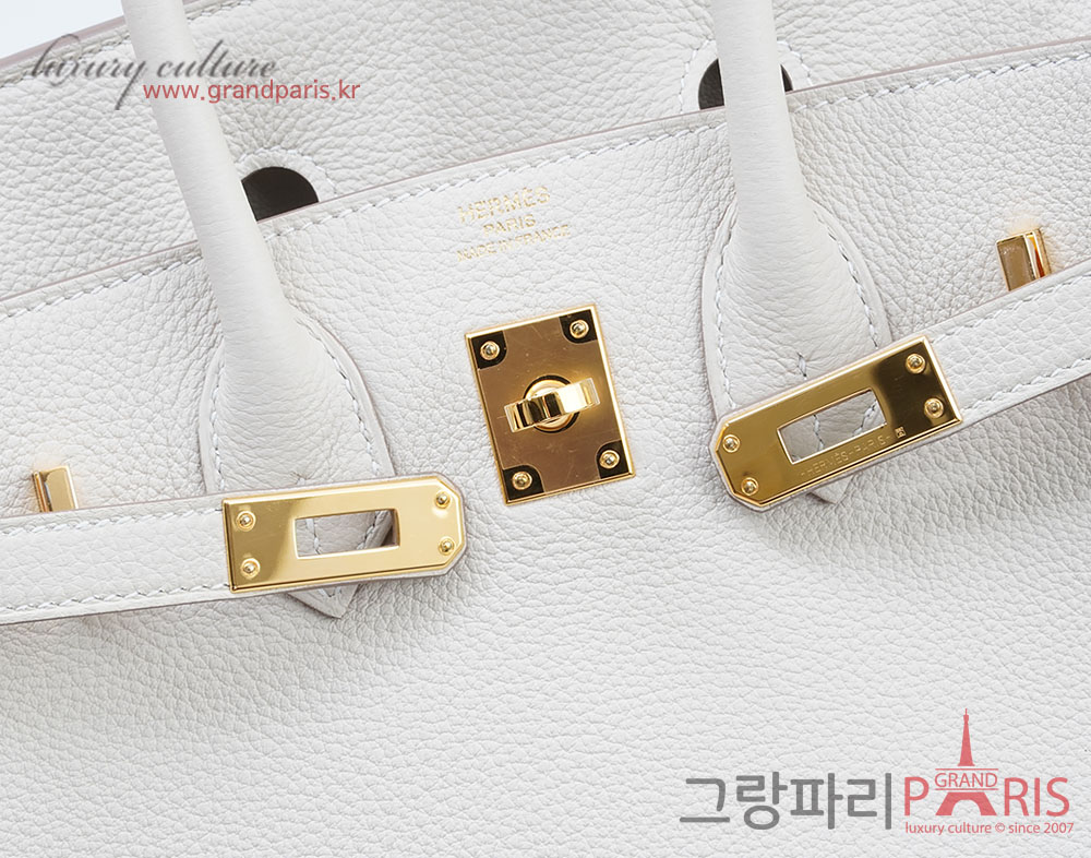 에르메스 벌킨 25 크레 금장 Z