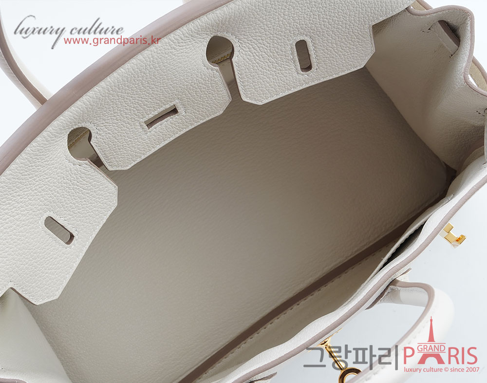 에르메스 벌킨 25 크레 금장 Z