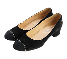 샤넬 블랙 스웨이드 그로스그레인 펌프스 37C 보러가기