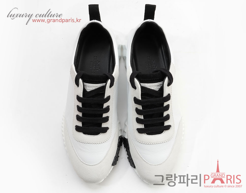 에르메스 바운싱 스니커즈 화이트 블랙 38	