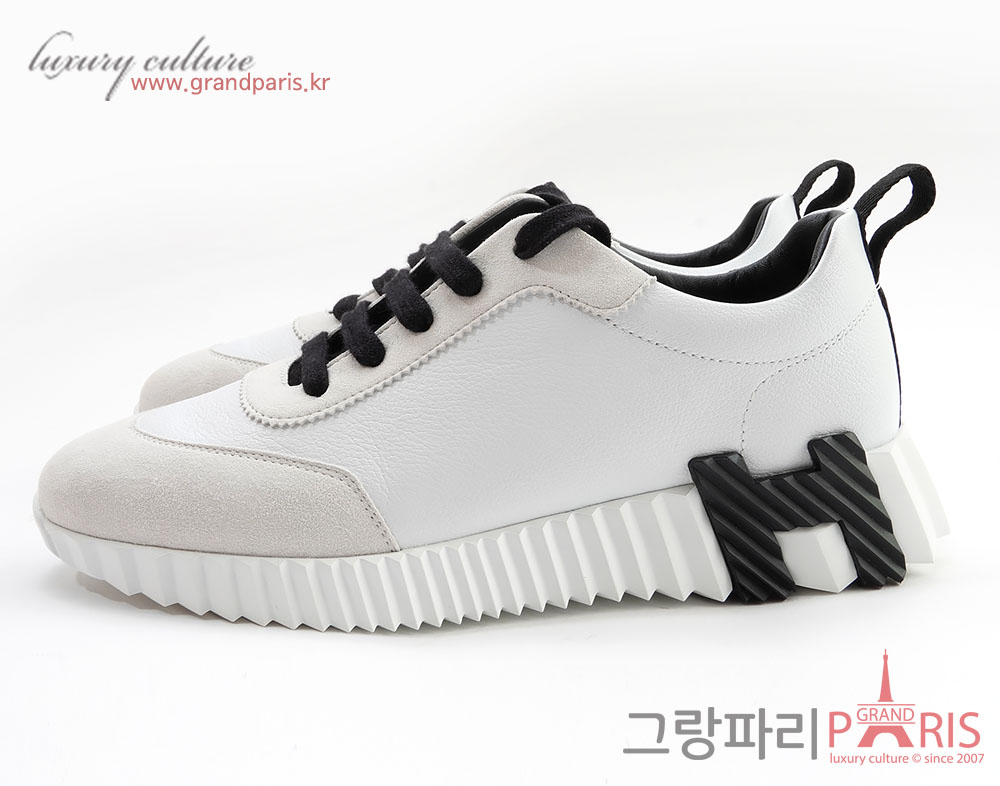 에르메스 바운싱 스니커즈 화이트 블랙 38	