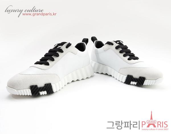 에르메스 바운싱 스니커즈 화이트 블랙 38	