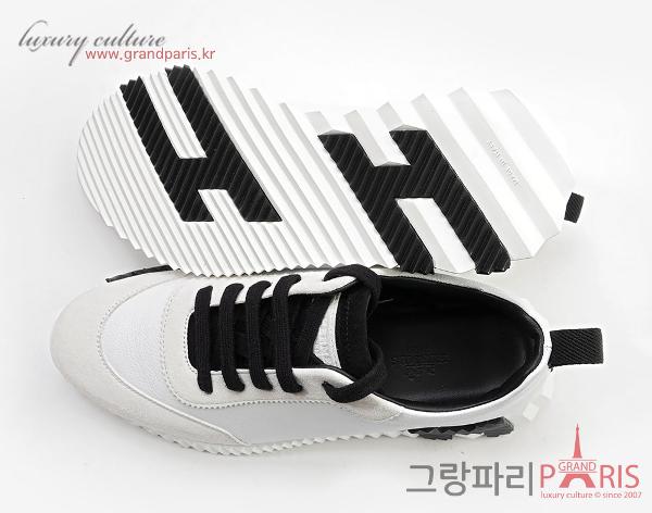 에르메스 바운싱 스니커즈 화이트 블랙 38	